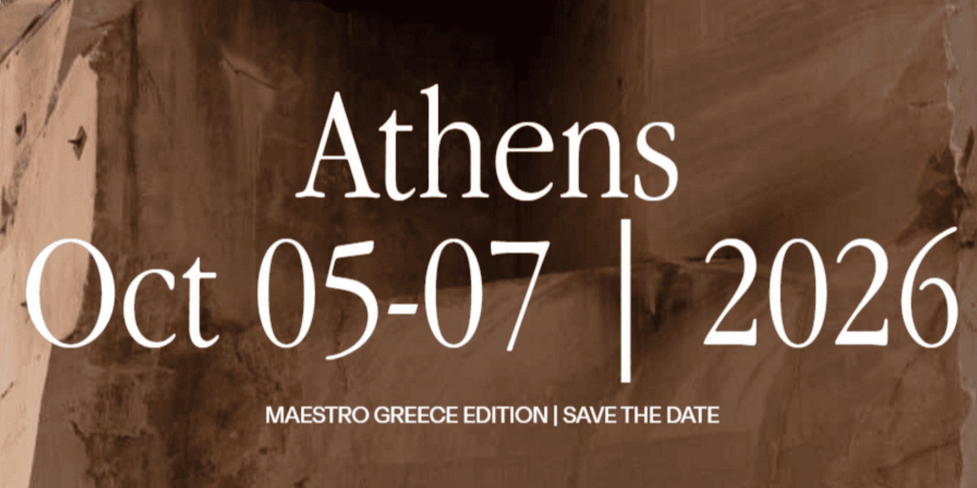 Athens Oct 05-07 | 2026
