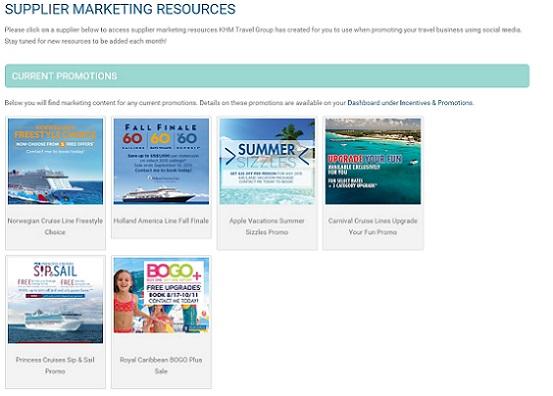 KHM Travel Group Supplier Marketing Tools